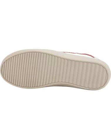Início-KESLEM-TÊNIS CASUAL FEMININO KESLEM H9065 COM DETALHES VERMELHOS-BLANCO
