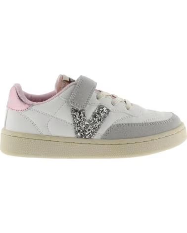 VICTORIA ZAPATILLAS 077-52826224591187 EN PLATEADO PARA NINAS BLANCO