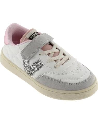 VICTORIA ZAPATILLAS 077-52826224591187 EN PLATEADO PARA NINAS BLANCO