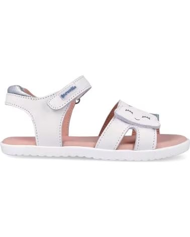 GARVALIN SANDALI BASSI 262431-B310 PER BEBÈ, COLORE BIANCO BLANCO