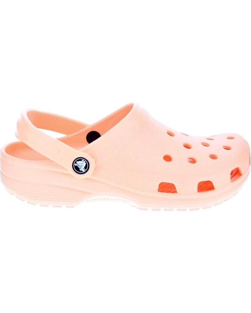 CROCS ZAPATOS ZAPATOS MUJER ZUECOS MODELO CLASSIC CLOG COLOR NARAN NARANJA