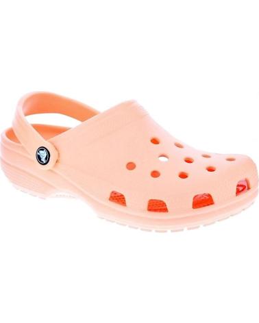 CROCS ZAPATOS ZAPATOS MUJER ZUECOS MODELO CLASSIC CLOG COLOR NARAN NARANJA