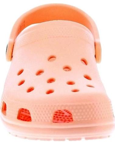 CROCS ZAPATOS ZAPATOS MUJER ZUECOS MODELO CLASSIC CLOG COLOR NARAN NARANJA