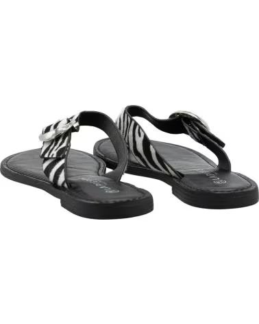 LAPIERCE SANDÁLIAS PASTOR JD42 ESTAMPA ANIMAL PRETO NEGRO