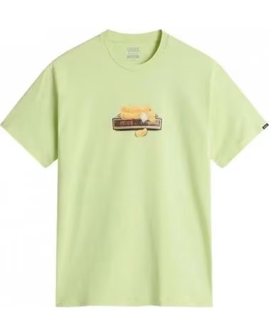 VANS OFF THE WALL CAMISETA DE MANGA CORTA TIMES UP SHADOW LIME SHDWLM