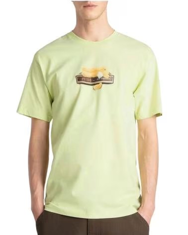 VANS OFF THE WALL KURZARMSHIRT TIMES UP SHADOW LIME SHDWLM