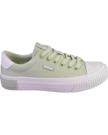 REFRESH 175110 DAMEN-SEGELTUCHSCHUHE IN HELLGRÜN VERDE CLARO