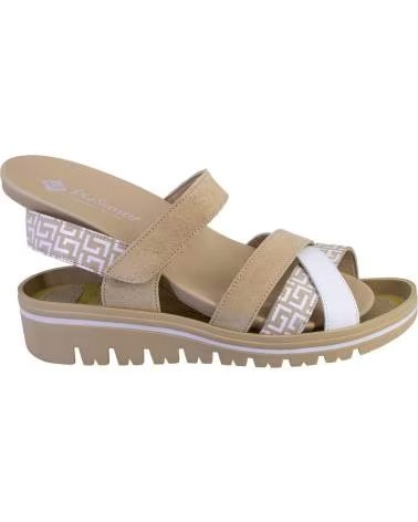 PIESANTO 260784 BEIGE LEATHER SANDALS - REFERENCE 1173808