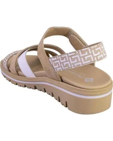 PIESANTO 260784 BEIGE LEATHER SANDALS - REFERENCE 1173808