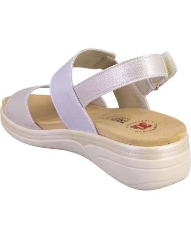 TREINTAS SANDALIAS 4525 PIEL PLATINO MUJER REF 1173837