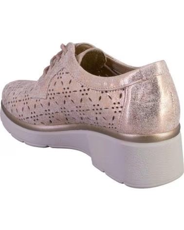 PITILLOS 11240 LACE-UP SHOES IN NUDE LEATHER