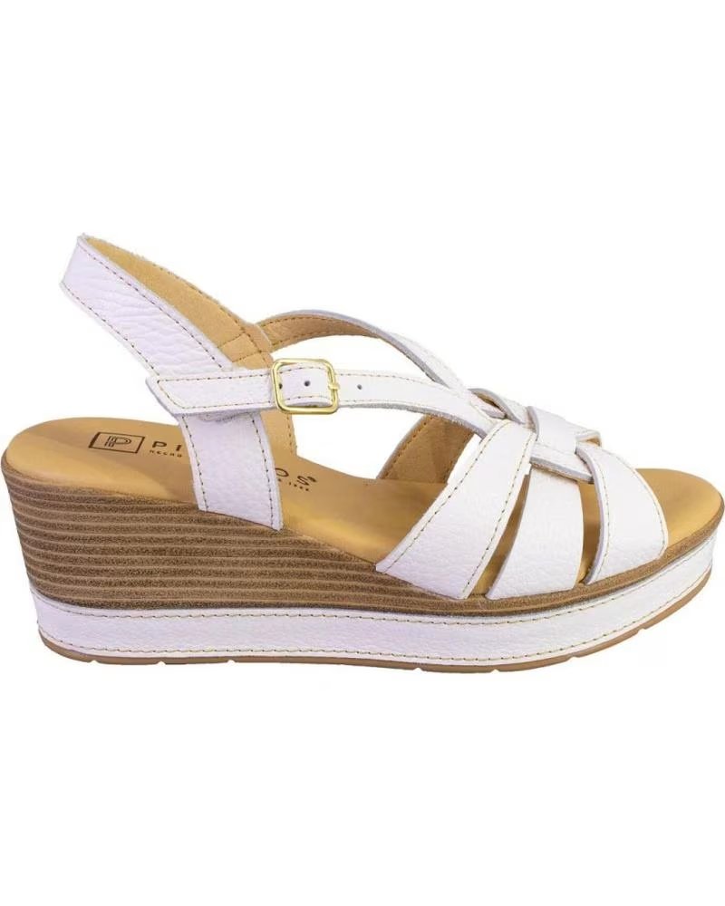PITILLOS SANDALI 11283 DA DONNA IN PELLE BIANCA BLANCO