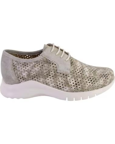 PIESANTO CHAUSSURES À LACETS 260715 EN CUIR PERFORÉ VERDE