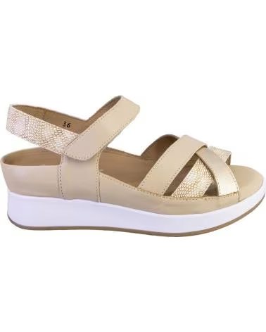PIESANTO SANDÁLIAS FEMININAS 260424 PELE BEGE REF 1174007 BEIGE
