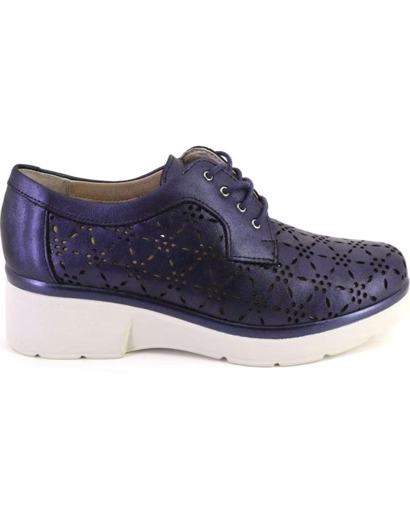 PITILLOS 11240 ZAPATOS CON CORDONES DE MUJER PIE AZUL MARINO