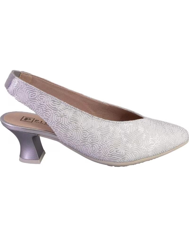 PITILLOS 11180 ZAPATOS DE MUJER PIEL PLATA