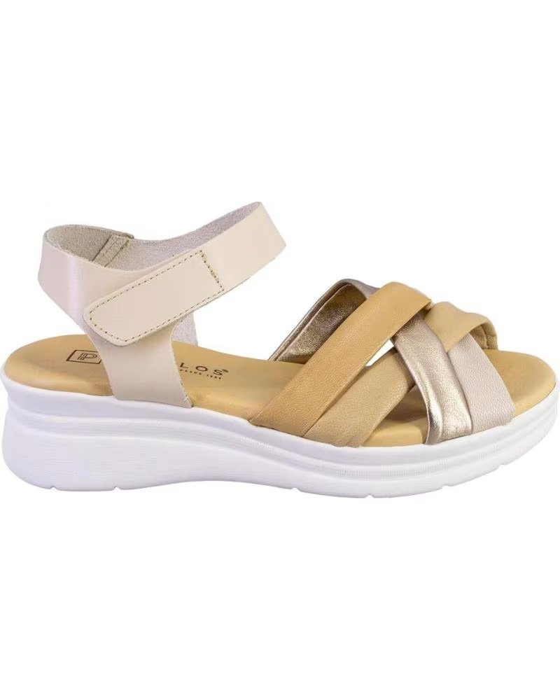 PITILLOS 11290 SANDALIAS DE MUJER PIEL CREMA
