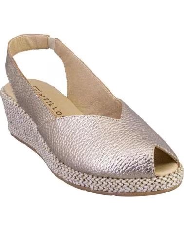 PITILLOS 11300 SANDALIAS DE MUJER PIEL ORO