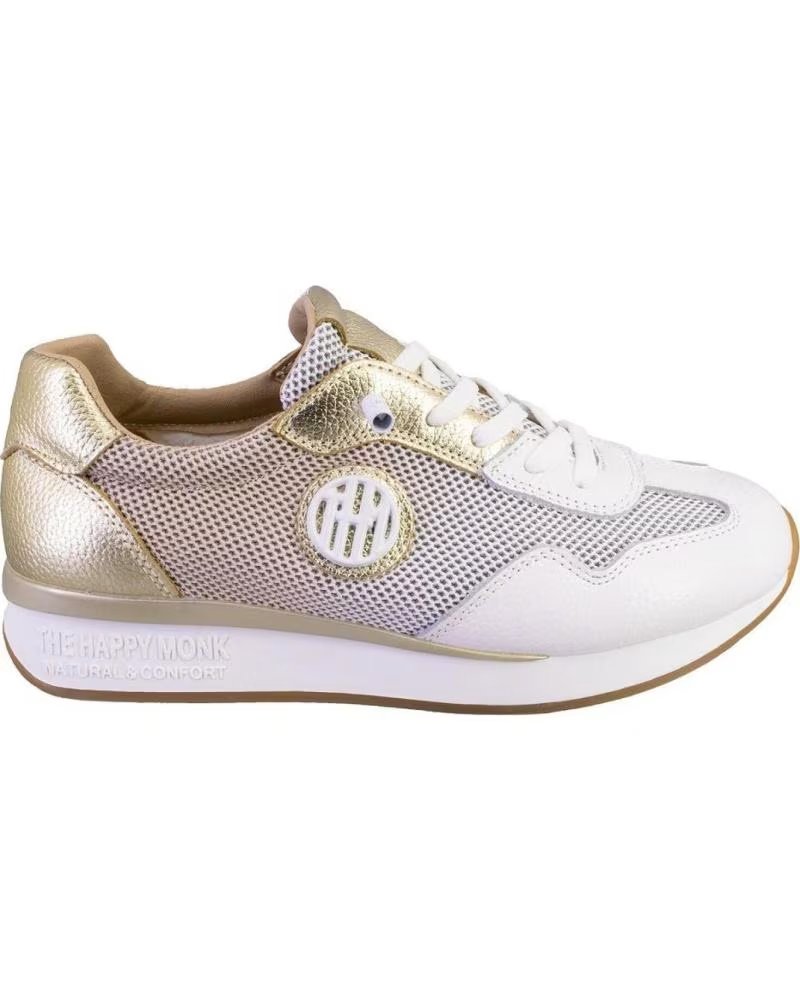 THE HAPPY MONK VANITY018 ZAPATILLAS CASUAL DE MUJER PLATINO