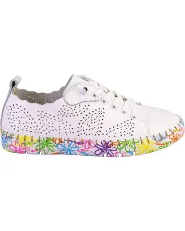 THE HAPPY MONK CRETA027PIEL ZAPATILLAS CASUAL DE MUJER MULTI MULTICOLOR