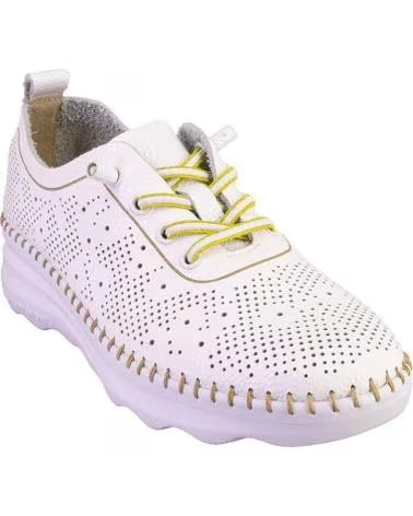 THE HAPPY MONK CALPE011 ZAPATILLAS CASUAL DE MUJER PI BLANCO