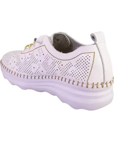 THE HAPPY MONK CALPE011 ZAPATILLAS CASUAL DE MUJER PI BLANCO