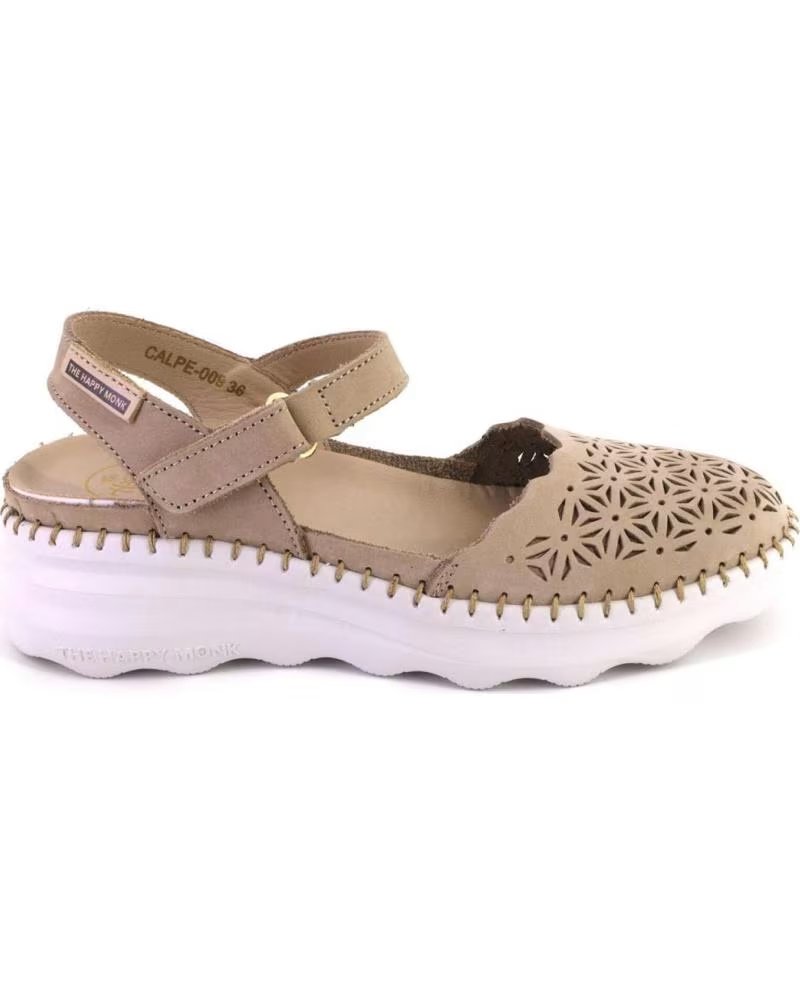 THE HAPPY MONK CALPE009NOBUK MARY JANES DE MUJER NOBUK TAUPE
