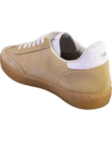 VICTORIA 1126212 ZAPATILLAS CASUAL DE MUJER ANTE SERRA BEIGE