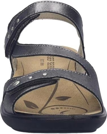 JOSEP SEIBEL SANDALES JOSEF IBIZA-70 EN CUIR - RÉF 1076700/1076713 ANTRACITA