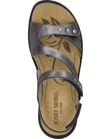 JOSEP SEIBEL SANDALES JOSEF IBIZA-70 EN CUIR - RÉF 1076700/1076713 ANTRACITA