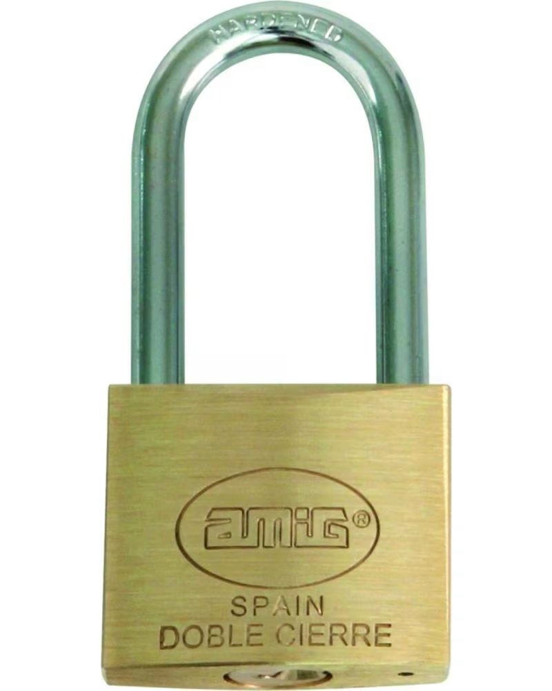 AMIG 1174197 PADLOCK WITH CHAIN AND FASTENERS MULTICOLOR