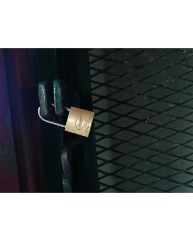 AMIG 1174197 PADLOCK WITH CHAIN AND FASTENERS MULTICOLOR