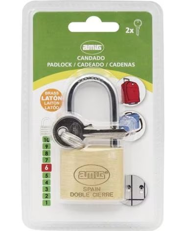 AMIG CADENAS ET FIXATIONS 1147988 POUR LA SÉCURITÉ MULTICOLOR
