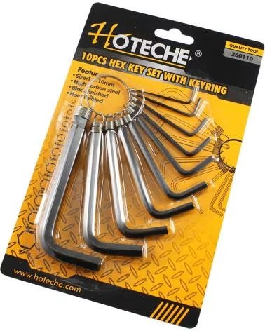 HOTECHE JOGO DE CHAVES ALLEN REF 1174234/1174511 MULTICOLOR