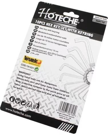 HOTECHE JOGO DE CHAVES ALLEN REF 1174234/1174511 MULTICOLOR