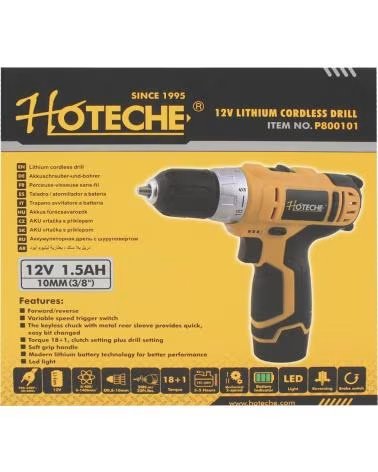 HOTECHE TRAPANO AVVITATORE A BATTERIA 1174262/1174539 MULTICOLOR