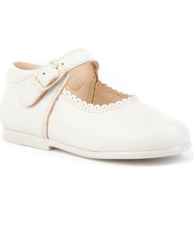 Zapatos de Niña ANGELITOS ZAPATO MERCEDITAS PIEL 500 BEIGE