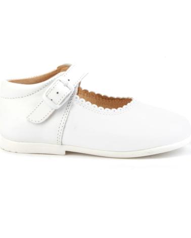 girl shoes ANGELITOS ZAPATO MERCEDITAS PIEL 500 BLANCO