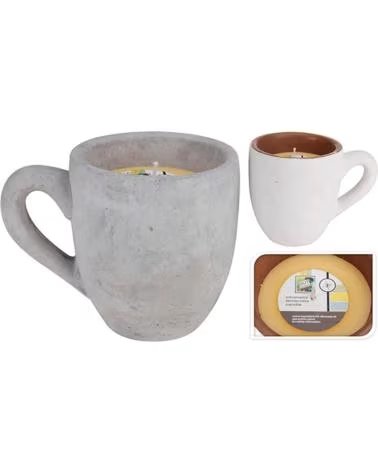 PROGARDEN VELAS DECORATIVAS EM CANECA DE CERÂMICA REF 1148276 MULTICOLOR