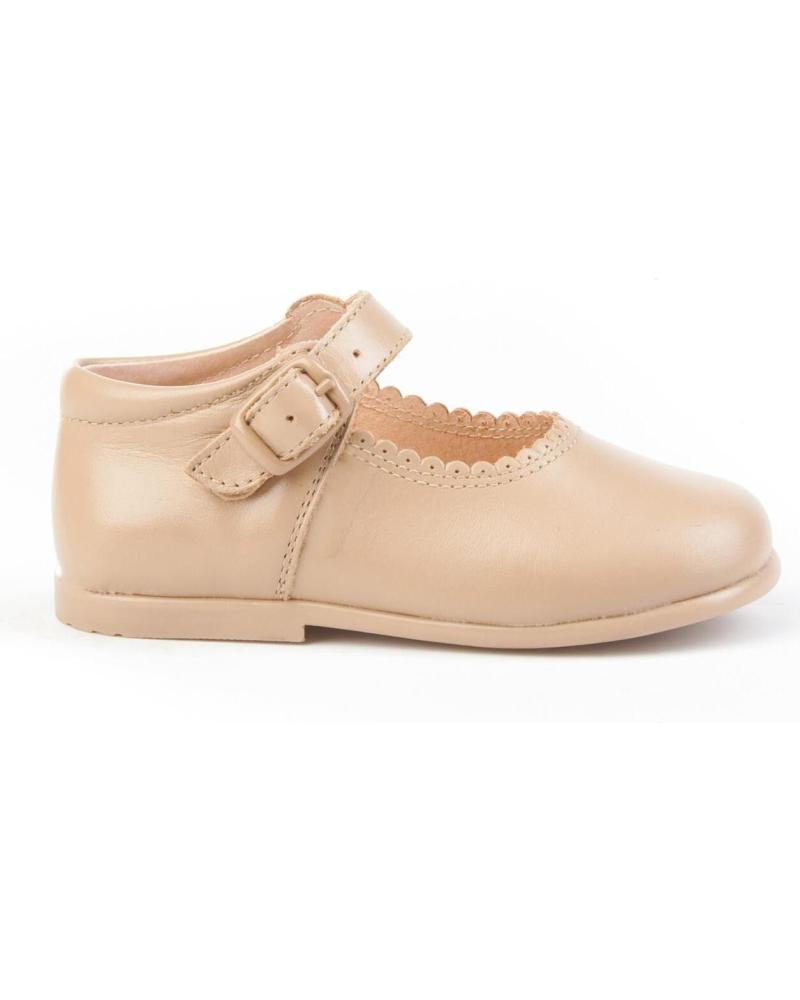 girl shoes ANGELITOS ZAPATO MERCEDITAS PIEL 500 CAMEL