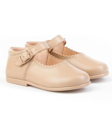 girl shoes ANGELITOS ZAPATO MERCEDITAS PIEL 500 CAMEL