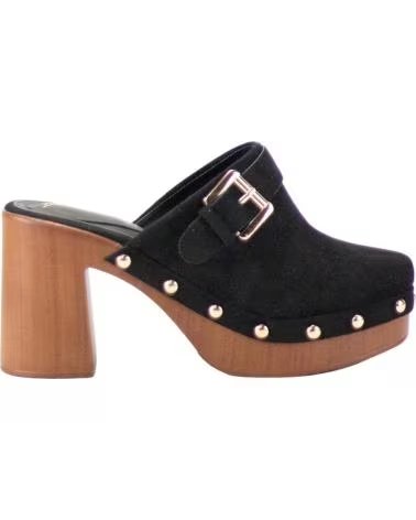 KESLEM F280-1 BLACK CLOGS NEGRO