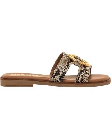 MTNG FLAT SANDALS MUSTANG 55635 BEIGE - REF: 1174842