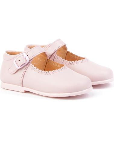 girl shoes ANGELITOS ZAPATO MERCEDITAS PIEL 500 ROSA