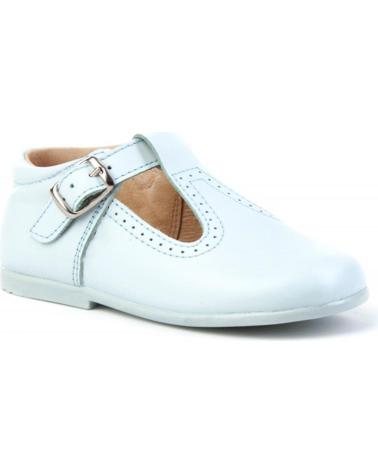 boy shoes ANGELITOS ZAPATO MERCEDITAS PIEL 503 CELESTE