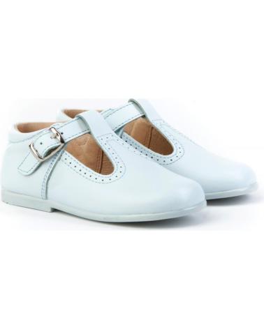 boy shoes ANGELITOS ZAPATO MERCEDITAS PIEL 503 CELESTE