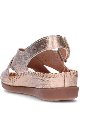 SANDALES COMPENSÉES PIKOLINOS CADAQUÉS W8K-0848CL AVEC FERMETURE AUTO-AGRIPPANTE DORADO
