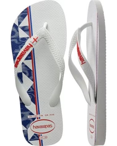 HAVAIANAS TONGS TOP NATIONS I FC 4150477 BLANC BLANCO