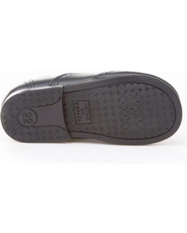 Schuhe für Mädchen und Junge ANGELITOS INGLESITA PIEL 504 MARINO