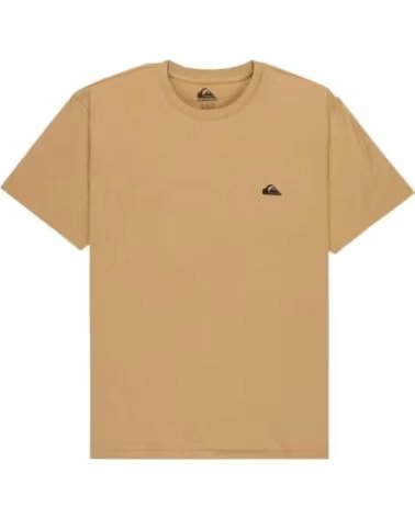 QUICKSILVER CAMISETA DE MANGA CORTA QUIKSILVER CAMISETA QUIKSILVER BASIC YOUNG MEN MANGA CORTA EN PARA HOMBRE BEIGE